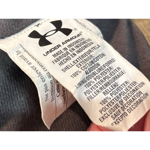 Under Armour Jacket Mens Rare XL Storm Heavy Brown/Tan Water Resistant Work Hunt - Picture 5 of 16